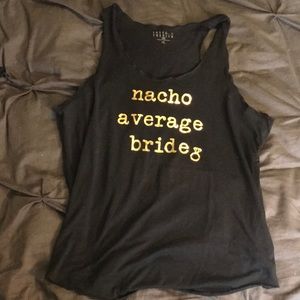Nacho Average Bride Racerback Tank